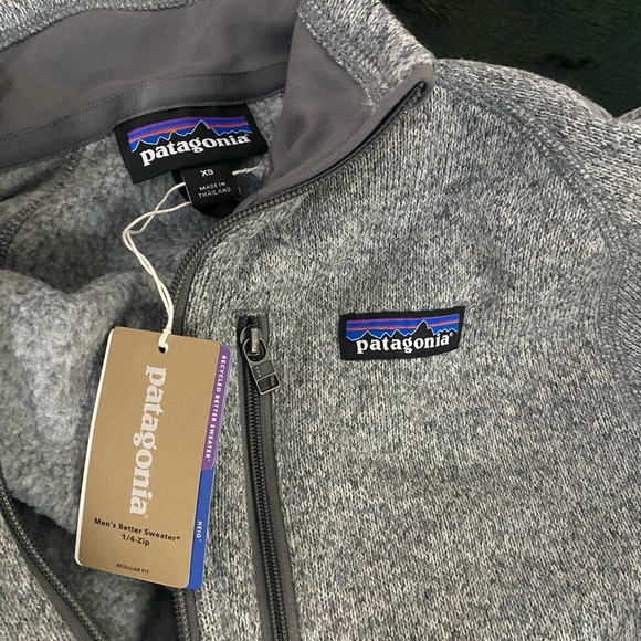 Patagonia Better Sweater 1/4 quarter fleece zip up grey sweatshirt - Picture 4 of 4